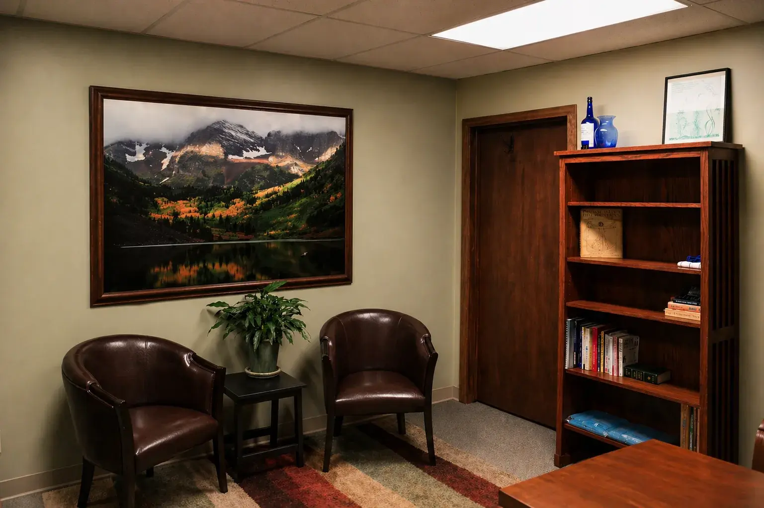 Colorado Advanced Massage reception and waiting area